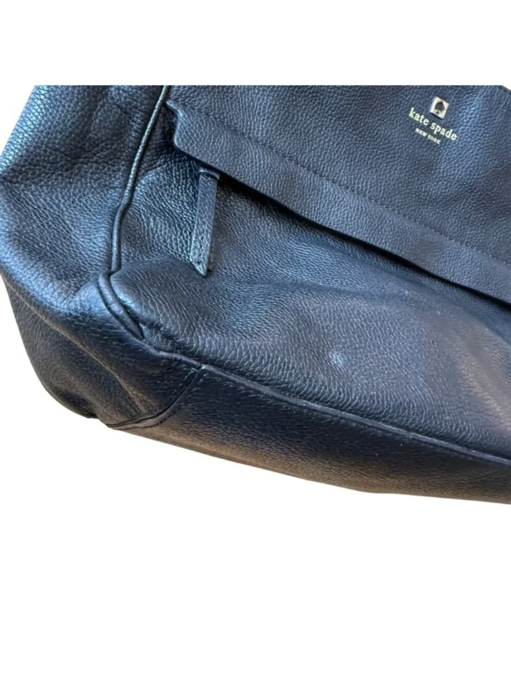 Kate Spade New York Women's Shoulder Bag Grant Park Alida Black Leather Tote